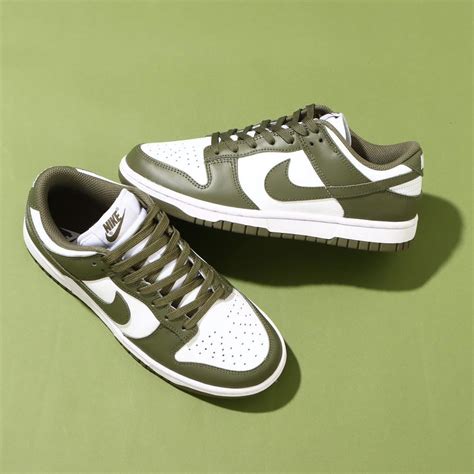 olive green nike dunks|nike dunk low green men.